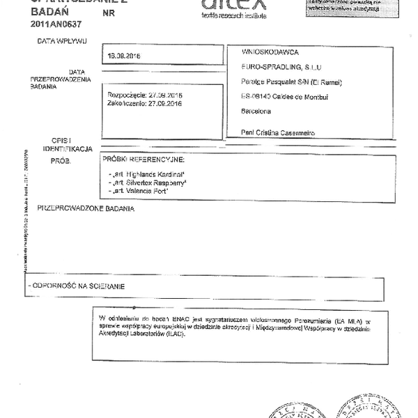 valencia - scieralnosc